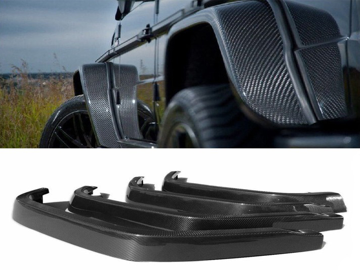Mercedes-Benz W463a W464 Carbon Fender Flares 12cm